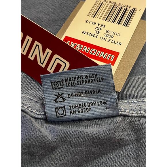 VTG UNIONBAY Sea Blue Muscle Shirt Size XL NWT - Picture 4 of 7